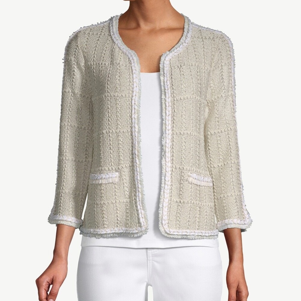 Chico's Open-Front Sweater Jacket